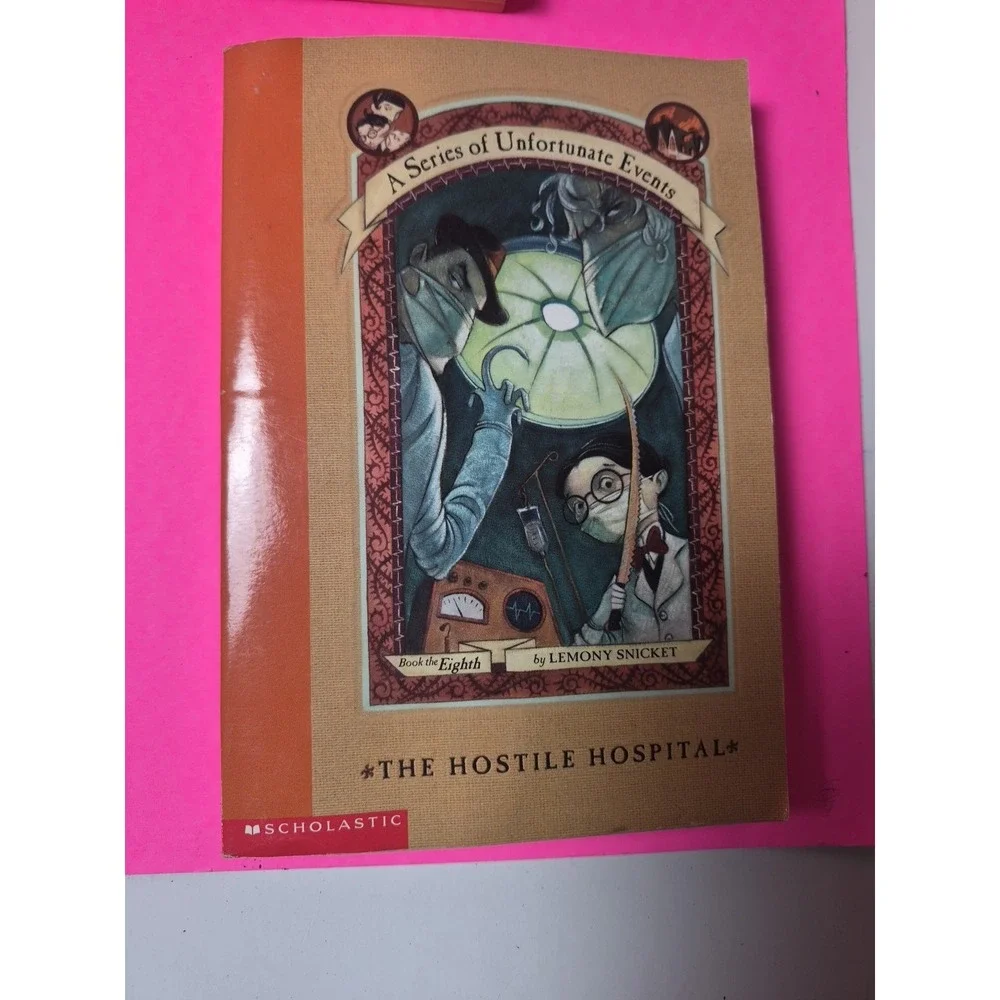 A‎ Series of Unfortunate Events Lemony Snicket 7 Books 1,2,3,4,6,7,8